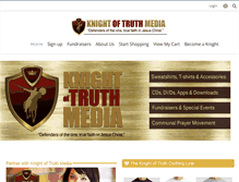 Tablet Screenshot of knightoftruthmedia.com